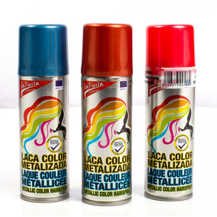 PINTURA AEROSOL PARA EL PELO METALIZADO